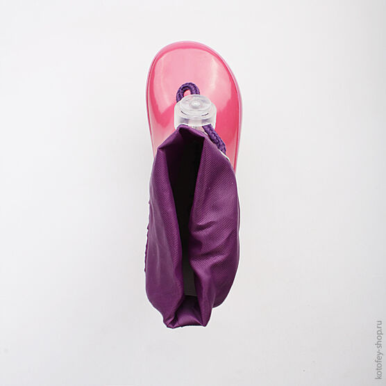 166052-11 Резиновые сапоги для девочки фуксия фото №4