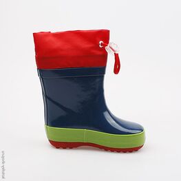 166056-11 Резиновые сапоги для мальчики светло-синий фото №2