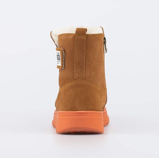 762243-42 Зимние сапожки-угги подростковые для девочки горчичный фото №5