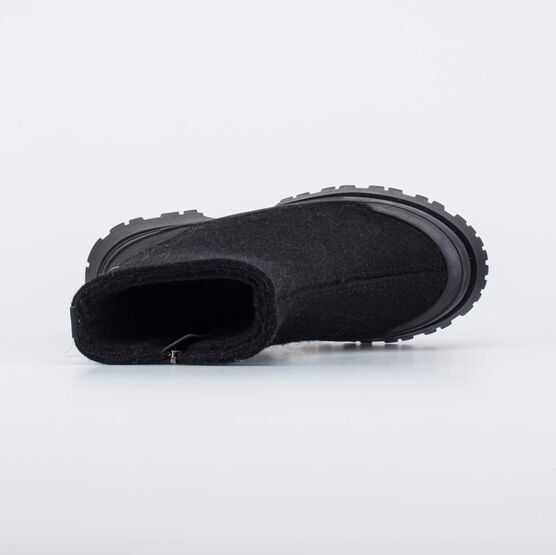 867135-42 Валенки-полусапожки женские для девочки черный фото №4