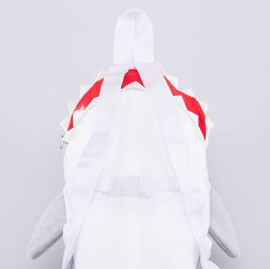 02710321-40 Плюшевый рюкзак-игрушка Акула для мальчики серый фото №5