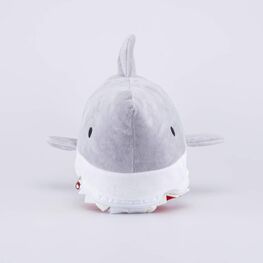 02710321-40 Плюшевый рюкзак-игрушка Акула для мальчики серый
