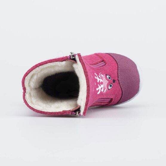 167055-46 Валенки для девочки Олененок фуксия для девочки розовый фото №4