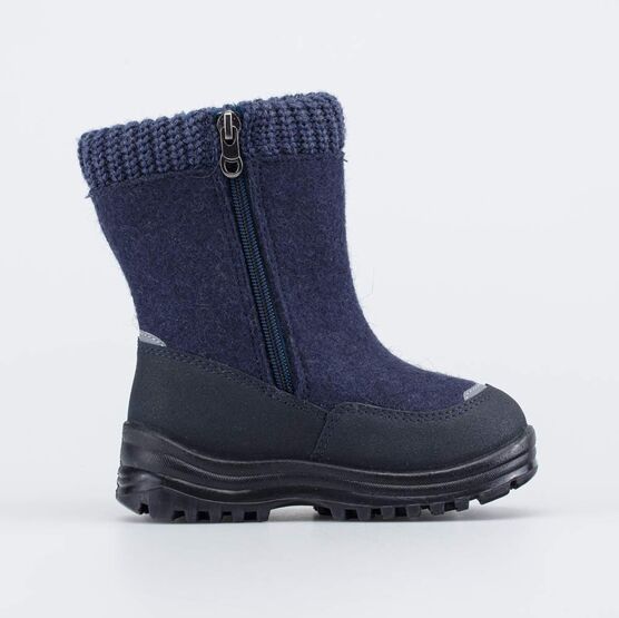 267068-42 Валенки Медведь на сноуборде для мальчики синий фото №2