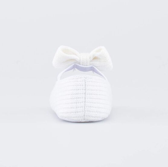 001114-11 Пинетки для девочки белый фото №5