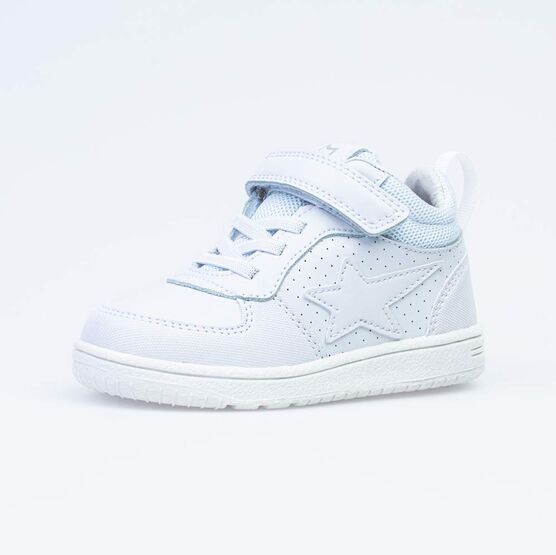 554069-23 Белые демисезонные ботинки Звезда для мальчики белый