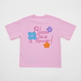 07802084-40 Футболка с двухсторонним принтом для девочки розовый фото №2