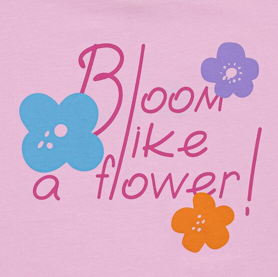 07802084-40 Футболка с двухсторонним принтом для девочки розовый фото №4