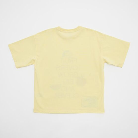 07802085-40 Яркая футболка с принтом для девочки для девочки желтый фото №2