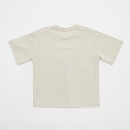 07802086-60 Бежевая футболка с принтом для девочки для девочки бежевый фото №2