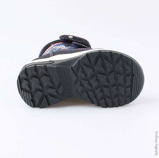 254962-41 Мембранные ботинки для девочки светло-синий фото №3