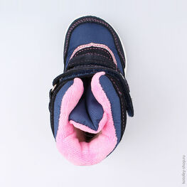 254962-41 Мембранные ботинки для девочки светло-синий фото №4