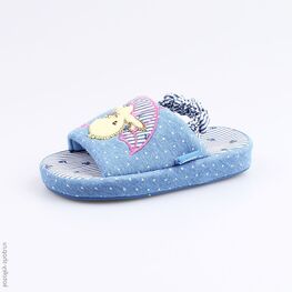 331012-12 Тапочки для девочки голубой