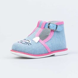 031076-21 Туфли для девочки гол-роз