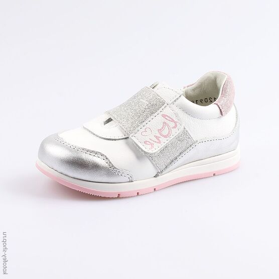 332108-21 Полуботинки для девочки бел-срб