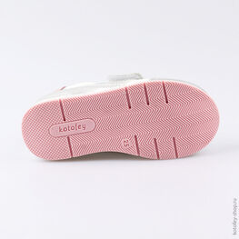 332108-21 Полуботинки для девочки бел-срб фото №3