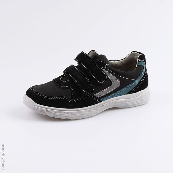 632213-24 Полуботинки для мальчики черный