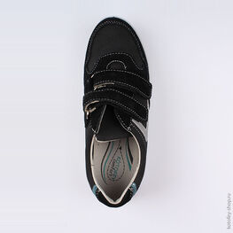 632213-24 Полуботинки для мальчики черный фото №4