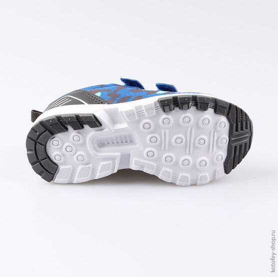 344151-75 Кроссовки с LED-подсветкой для мальчики светло-синий фото №3