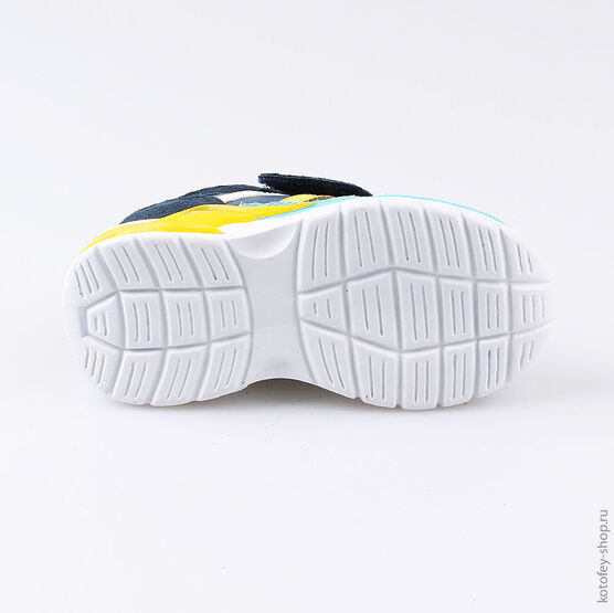 144110-73 Кроссовки с LED-подсветкой на подошве для мальчики син-гол фото №3