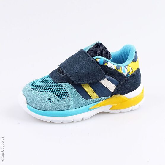 144110-73 Кроссовки с LED-подсветкой на подошве для мальчики син-гол