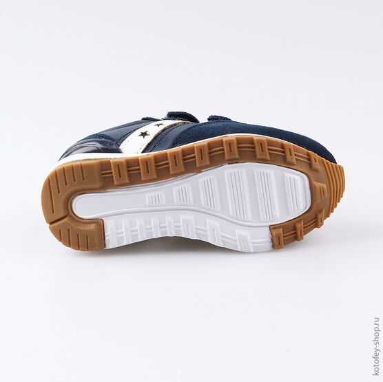 144120-21 Кроссовки на липучках для мальчики светло-синий фото №3