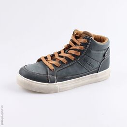 754016-33 Ботинки для мальчики син-беж