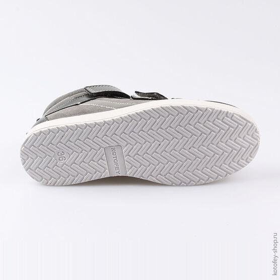 752108-32 Ботинки для мальчики серый фото №3