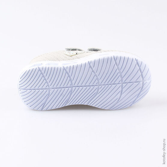 144098-72 Кроссовки с LED-подсветкой на подошве для девочки сер-роз фото №3