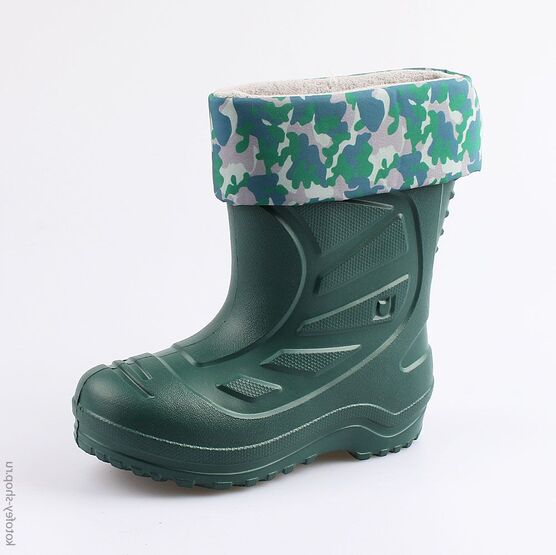 365003-19 Резиновые сапоги для мальчики зеленый