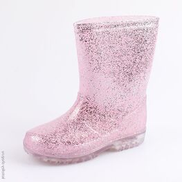 566173-11 Резиновые сапоги с LED-подсветкой для девочки розовый