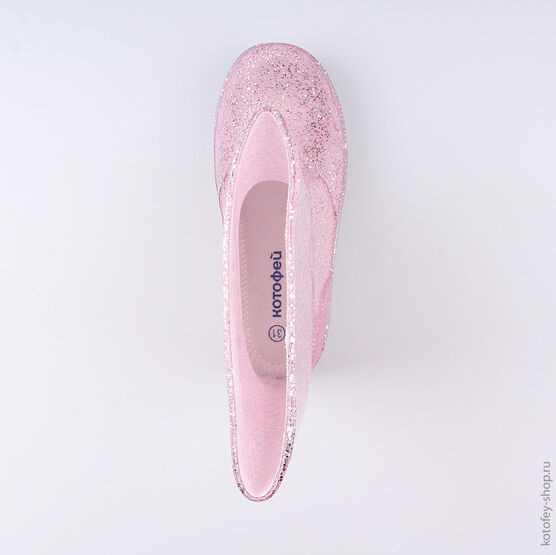 566173-11 Резиновые сапоги с LED-подсветкой для девочки розовый фото №4