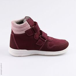 552120-35 Ботинки для девочки бордовый фото №2
