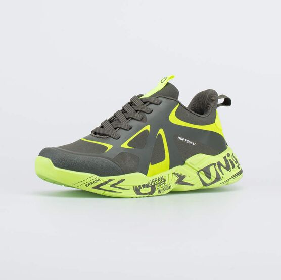 744212-73 Подростковые кроссовки Softshell для мальчики оливковый