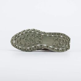 744226-72 Кожаные кроссовки-буст для мальчика-подростка для мальчики оливковый + бежевый фото №3