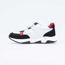 532227-23 Полуботинки для мальчики чер-бел фото №2