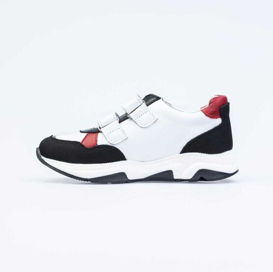 532227-23 Полуботинки для мальчики чер-бел фото №2