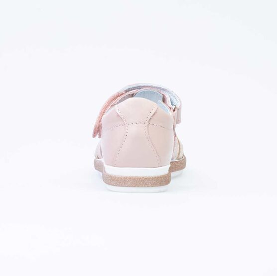 522150-22 Босоножки для девочки кожаные для девочки розовый фото №5