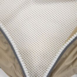 07772002-41 Ветровка с капюшоном для мальчика для мальчики серый + бежевый фото №3