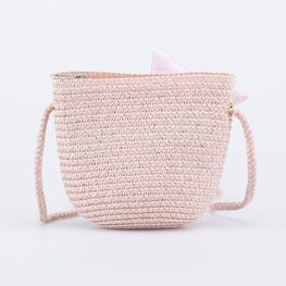 02802353-40 Сумка плетеная детская бежевый для девочки бежевый фото №3