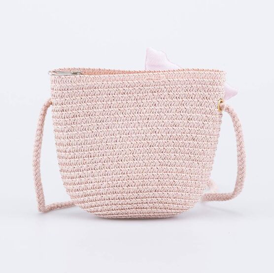 02802353-40 Сумка плетеная детская бежевый для девочки бежевый фото №3