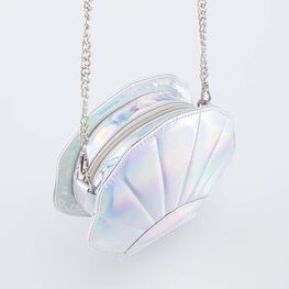 02802354-40 Сумка детская Ракушка серебристый для девочки серебристый фото №4