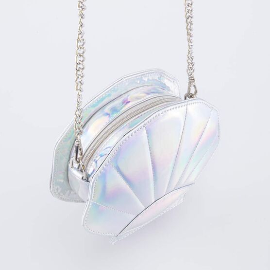 02802354-40 Сумка детская Ракушка серебристый для девочки серебристый фото №4