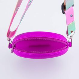 02802357-40 Сумка силиконовая Леденец для девочки белый + фиолетовый фото №4