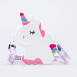 02802358-40 Сумка силиконовая Единорог для девочки белый
