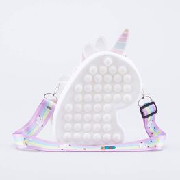 02802358-40 Сумка силиконовая Единорог для девочки белый фото №3