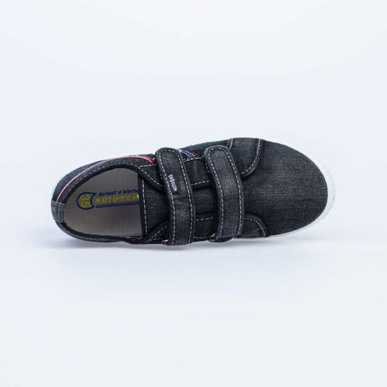 731028-12 Кеды для мальчики черный фото №4