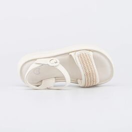 524134-21 Летние сандалии для девочки для девочки бежевый фото №4