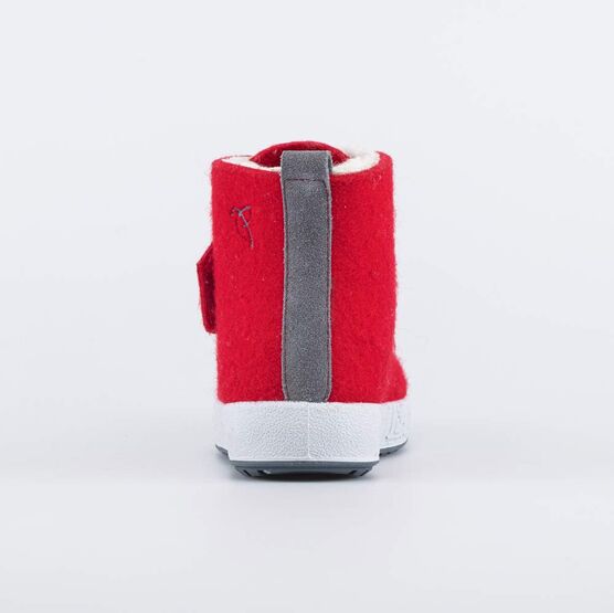 857002-49 Полуботинки на липучке красный для девочки красный фото №5