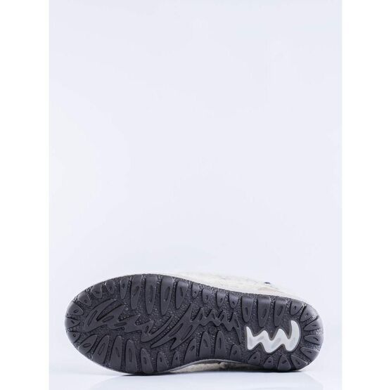 867074-43 Валенки с вышивкой Гуслица для девочки светло-серый фото №3